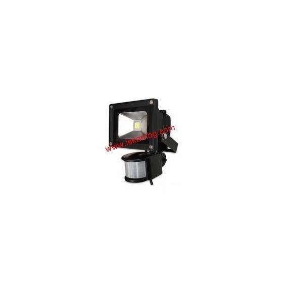 Компактен LED прожектор 10W PIR с датчик за движение