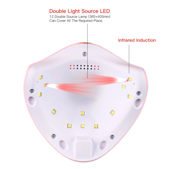 LED лампа за гел лак 36W – таймер и сензор за движение