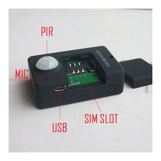 GSM подслушвател с PIR датчик | Защита и сигурност