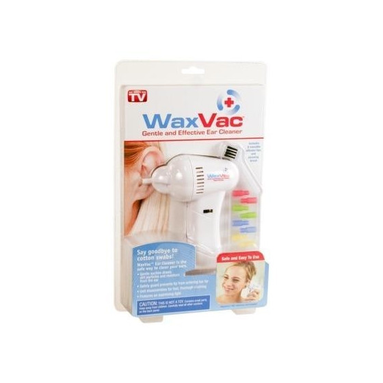 Ефективен уред за почистване на уши WaxVac с лек дизайн