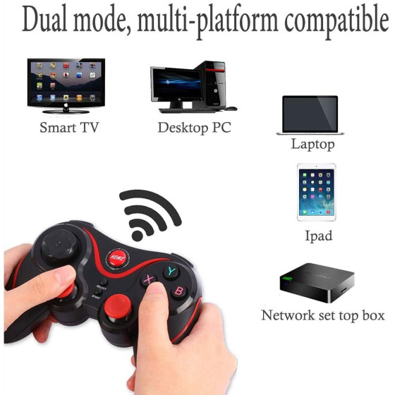 Мултифункционален безжичен джойстик за телефон, Smart TV и компютър - Купете сега