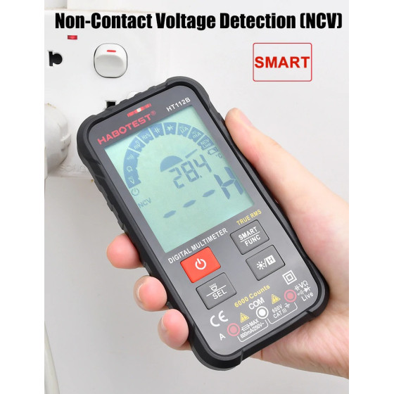 Интелигентен мултиметър Habotest HT112B с 2.88 инча дисплей - Купете сега