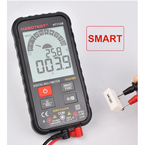 Интелигентен мултиметър Habotest HT112B с 2.88 инча дисплей - Купете сега