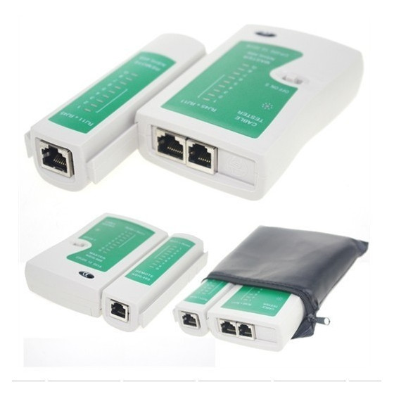Универсален тестер за ЛАН мрежа RJ11 RJ12 RJ45 с LED дисплей