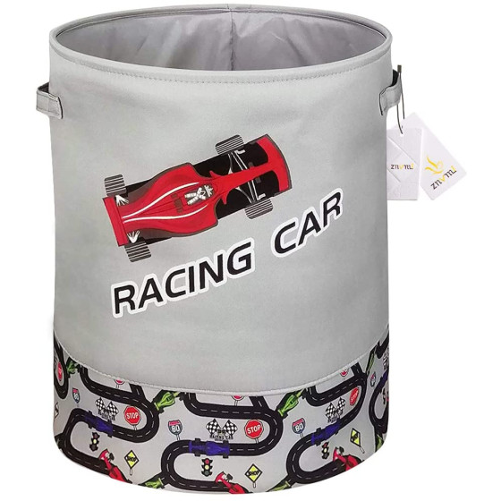 Сгъваем кош за играчки с мотив Racing