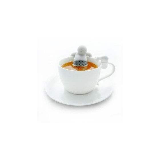 Забавна чаена цедка Mr.Tea от силикон