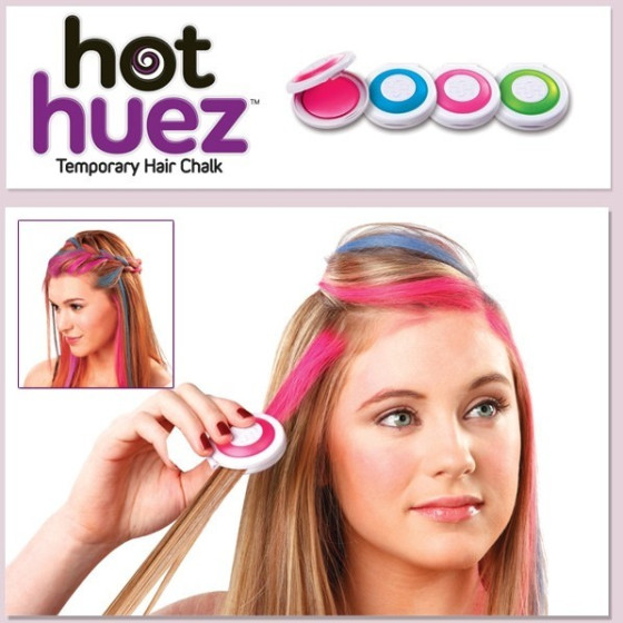 Боядисване на цветни кичури с Hot Huez - забавен и лесен начин