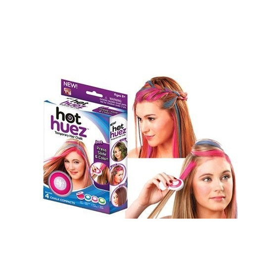Боядисване на цветни кичури с Hot Huez - забавен и лесен начин
