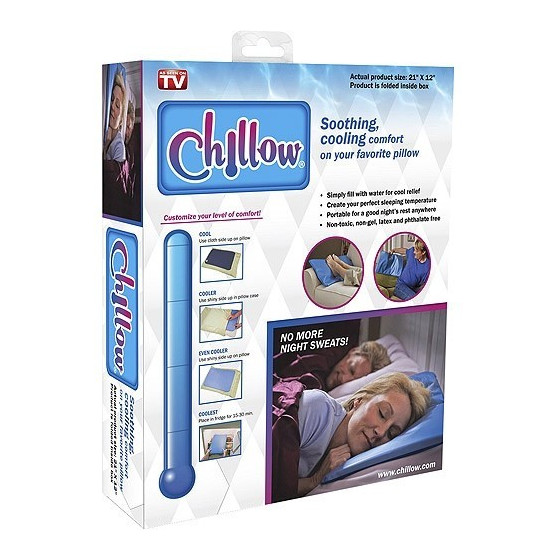 Мултифункционална охлаждаща възглавница Chillow – купи сега