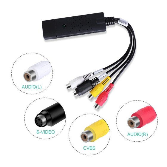 Мултифункционален USB DVR видео рекордер EasyCap