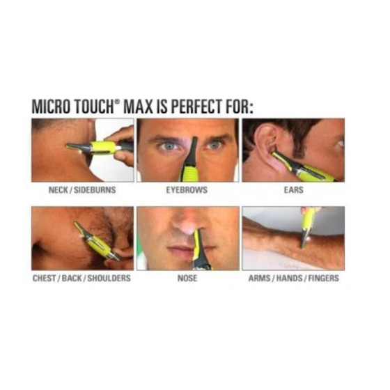 Универсален мъжки тример MicroTouch Max с вградена светлина