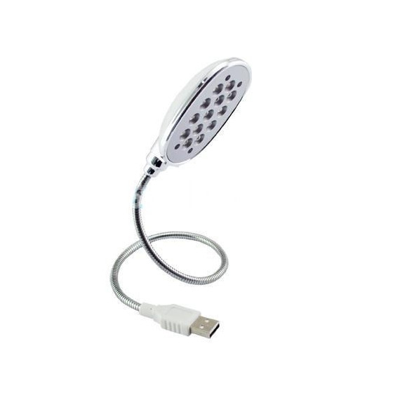 Гъвкава USB лампа за лаптоп с 13 LED диода - купете сега
