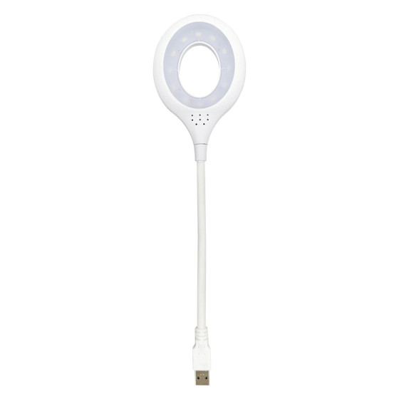 USB LED ринг лампа с гъвкаво рамо - Купете онлайн сега!