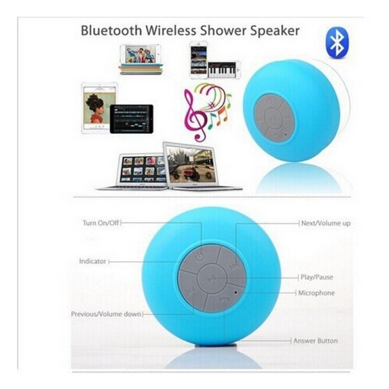 Преносима водоустойчива Bluetooth тонколона за баня - Купете сега