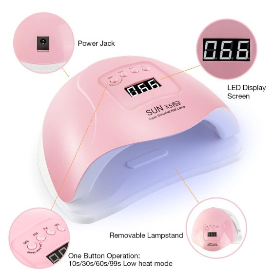 UV LED лампа за маникюр SUN X5 PLUS - 80W - Купи сега