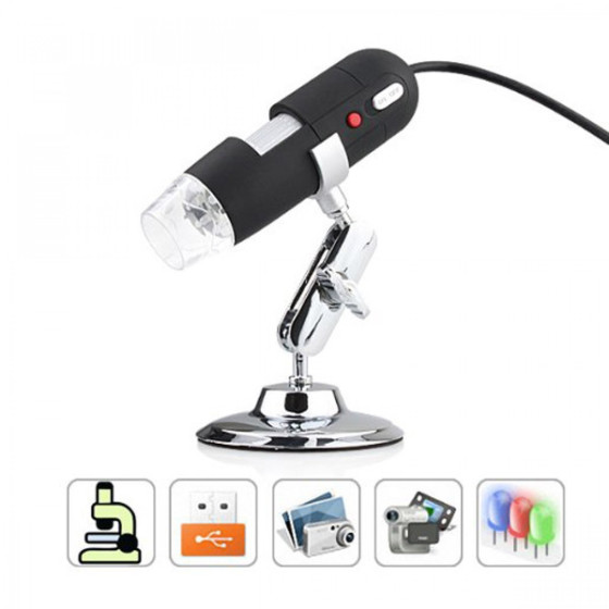 USB дигитален микроскоп 1000X с LED осветление