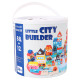 Комплект кофа със 100 части дървени блокчета конструктор City Builder - Купи сега
