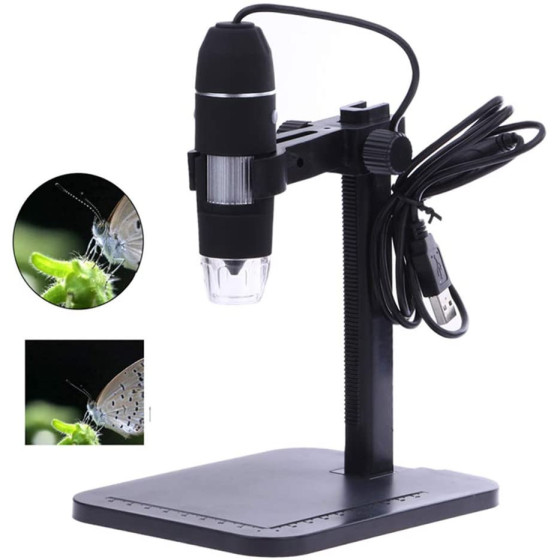 USB дигитален микроскоп 1000X с LED осветление