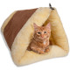 Kitty Shack 2в1 - Топла постелка и къщичка за котка