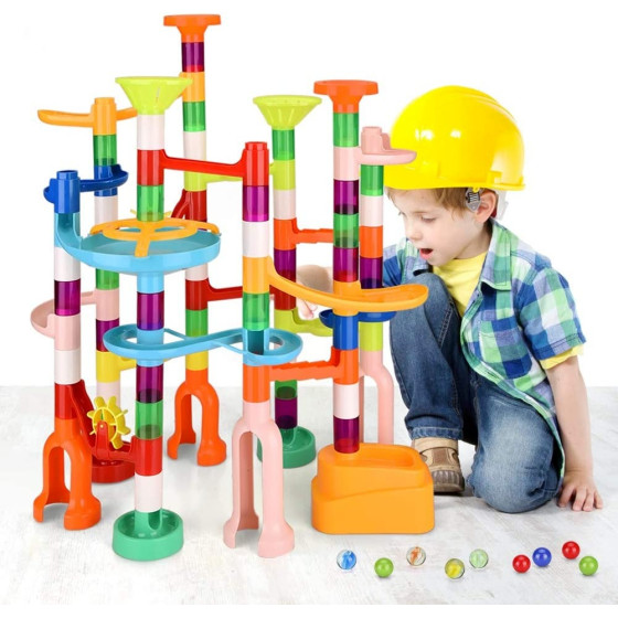 Играчка писта с топчета - 105 части - Купи сега