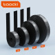 10 броя лепяща щипка органайзер и държач за кабели - ЧЕРНА