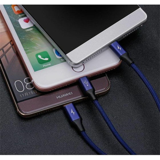 Многофункционално 3в1 USB зарядно за телефон и смартфон – Удобно и бързо