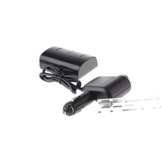 Мощен 120W разклонител за автозапалка с 4 гнезда и USB - Купи сега
