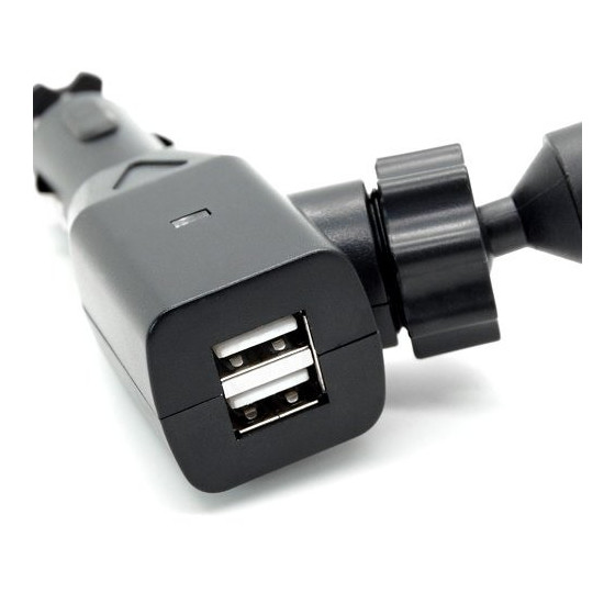 Стойка за телефон в автомобилната запалка с 2бр. USB - Удобство и функционалност