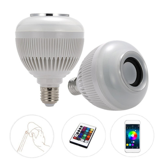 Смарт LED крушка с Bluetooth управление и високоговорител - Купете сега