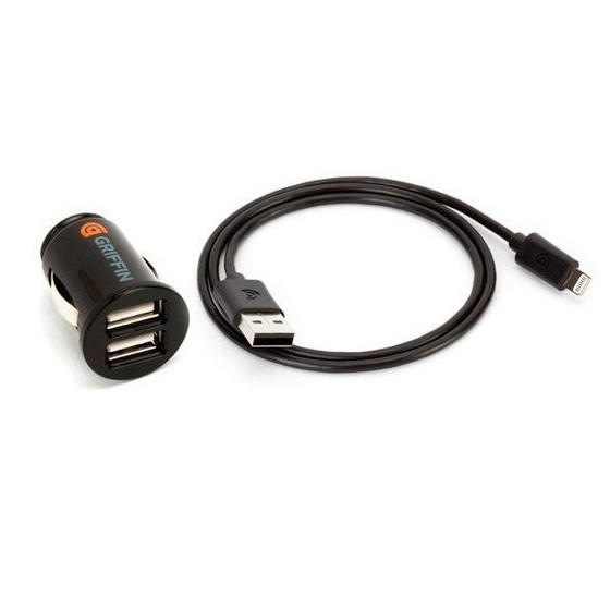 Универсален 2в1 Адаптер за запалка с 2бр. USB + Кабел за зареждане | Висока ефективност