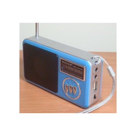 Преносима уредба с USB, MP3, радио и слот за карта памет - WS-258 | Компактен дизайн