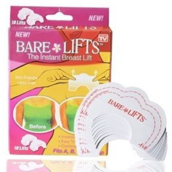 Комплект лепенки за повдигане на бюста BareLifts - 10 броя | Лесна употреба