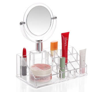 Елегантен козметичен органайзер с огледало | Купете сега