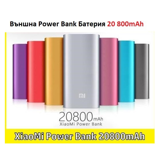 Мощна външна батерия Power Bank 20800mAh | Дълготрайна употреба
