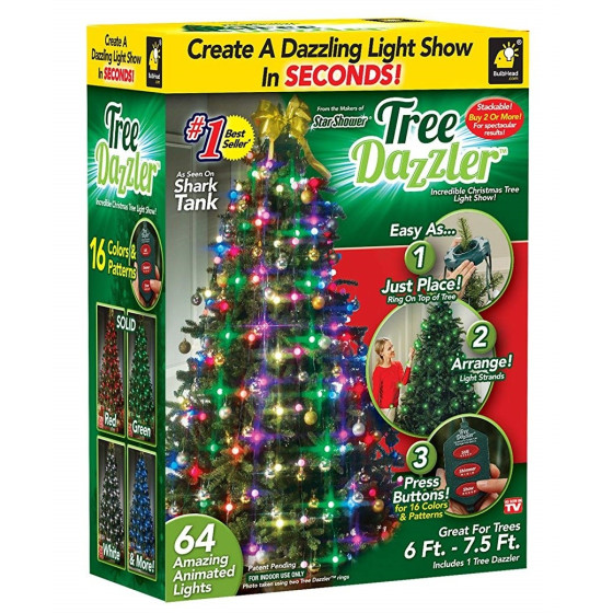 Коледни лампички Tree Dazzler със 64 LED светлини - Купи сега