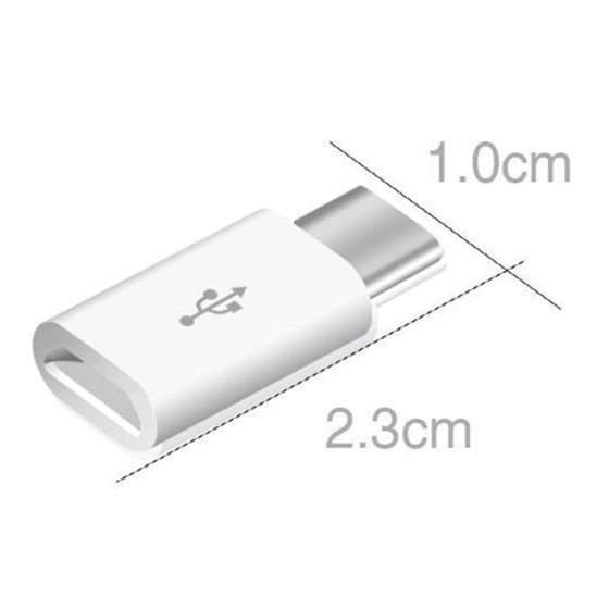 Универсален преходник от micro USB към USB Type-C